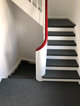 Teppichboden auf einer Treppe, Privathaus in Köln